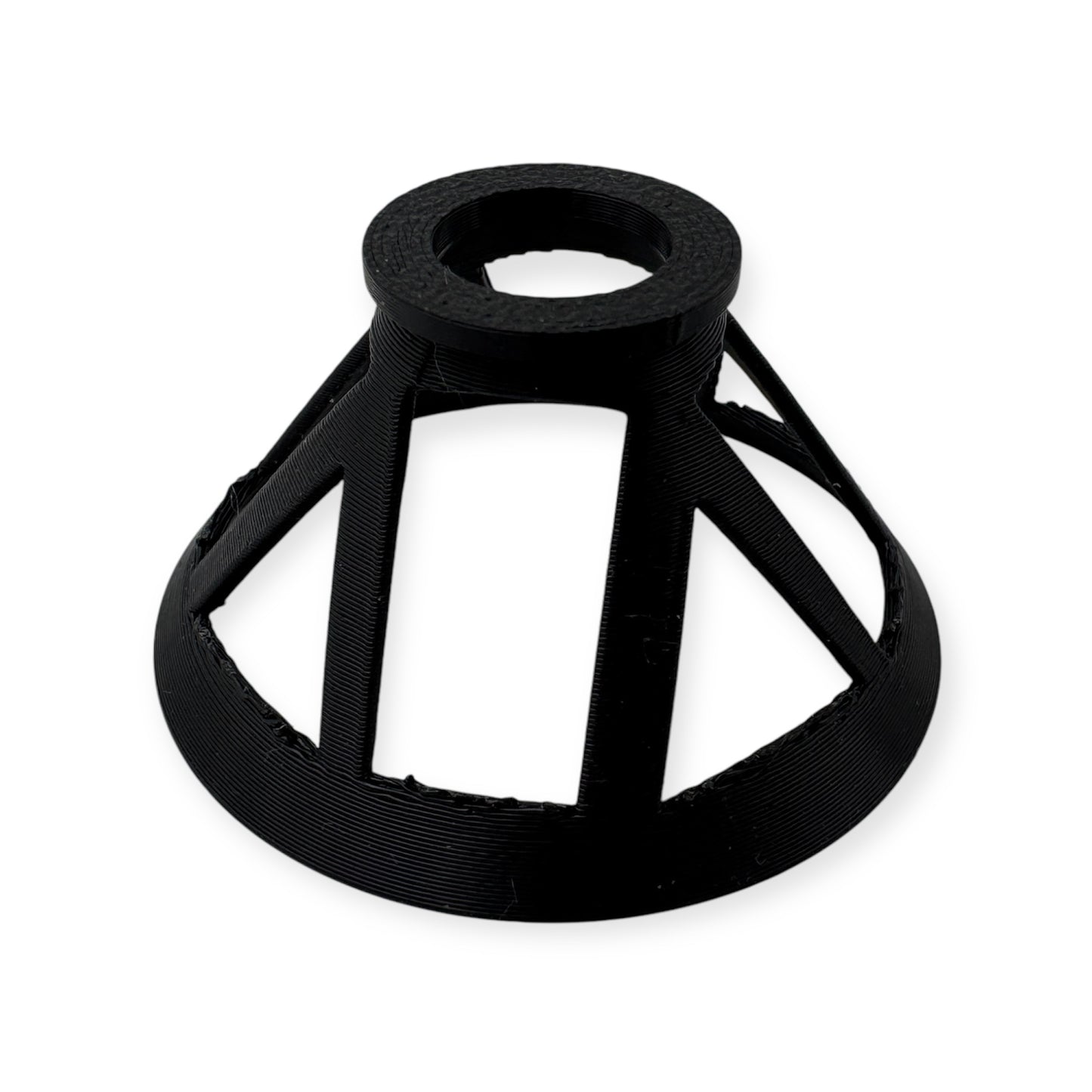 Reef-Safe Coral Frag Plug Stand – Black, 50mm Diameter, Holds Coral Frag Plugs in Sand – PETG Material. Pack of 3.