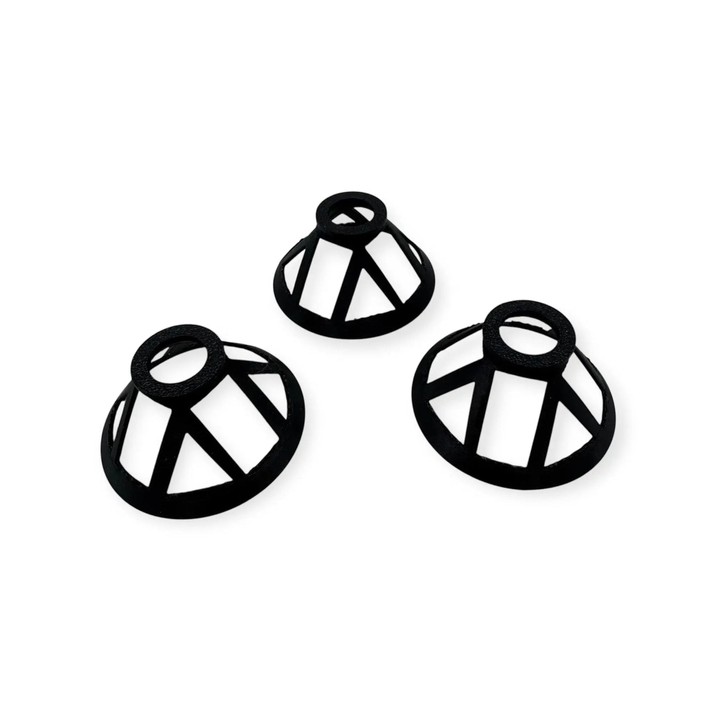 picture of Reef - Safe Coral Frag Plug Stand – Black, 50mm Diameter, Holds Coral Frag Plugs in Sand – PETG Material. Pack of 3. - Vision3D